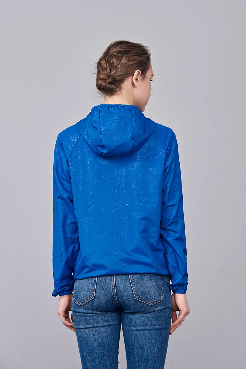 JNLN Unisex Hiking Jacket Men Women Waterproof Quick Dry Camping Windbreaker Outdoor Trekking Fishing Rain Coat Anti UV Clothes