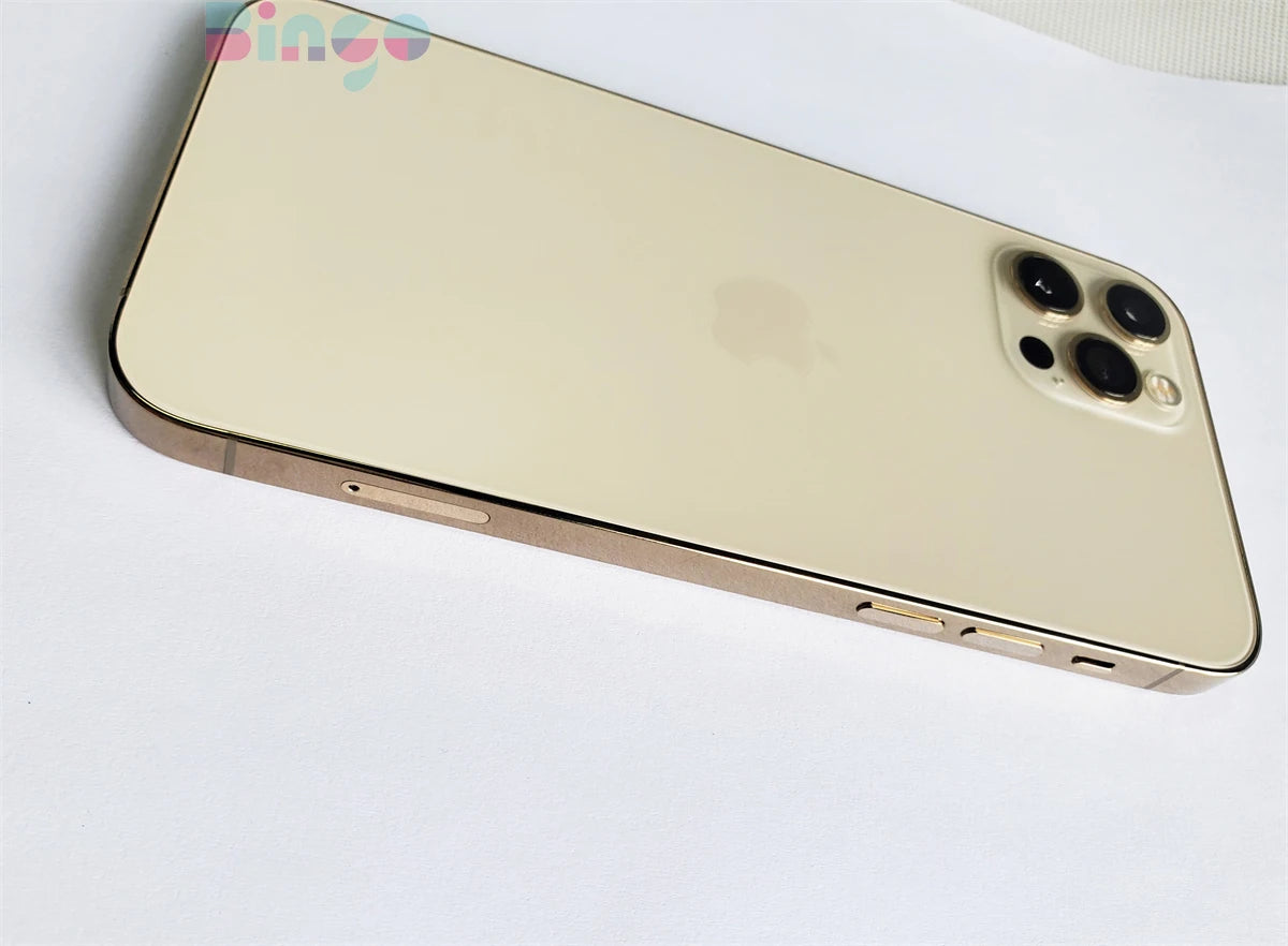 iPhone 12 Pro Max A2342 128GB 256/512GB 6GB RAM 5G 12MP A14 IOS 6.7" Super Retina XDR OLED Face ID NFC eSim Genuine Mobile Phone