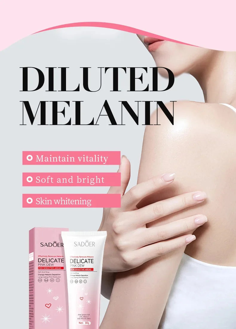 Body Whitening Cream Arms Thighs Underarm Knees Whitening Essence Cream Brighten Moisturizing Body Korean Skin Care Products