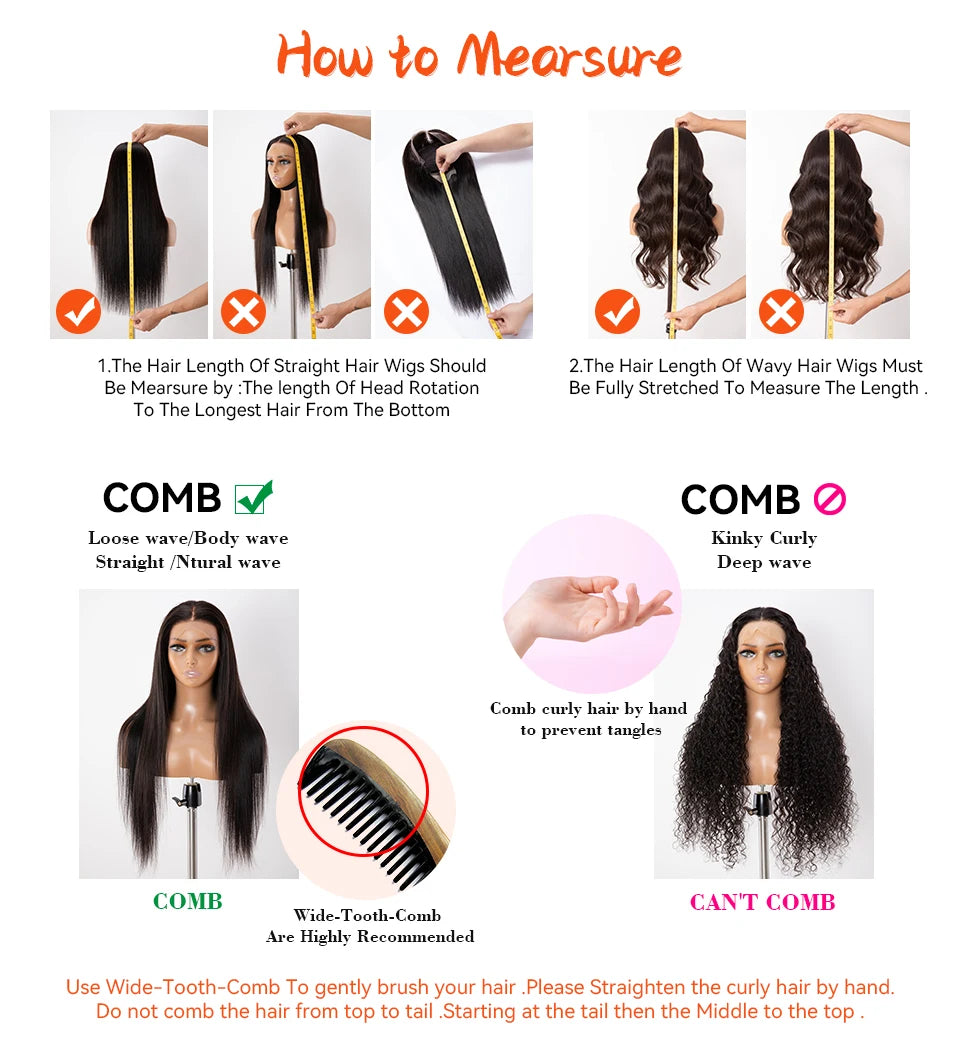Body Wave Brazilian Wigs Lace Front Human Hair Wigs HD Transparent virgin 13X4 Frontal  Pre 200 Density Pre Plucked For Women