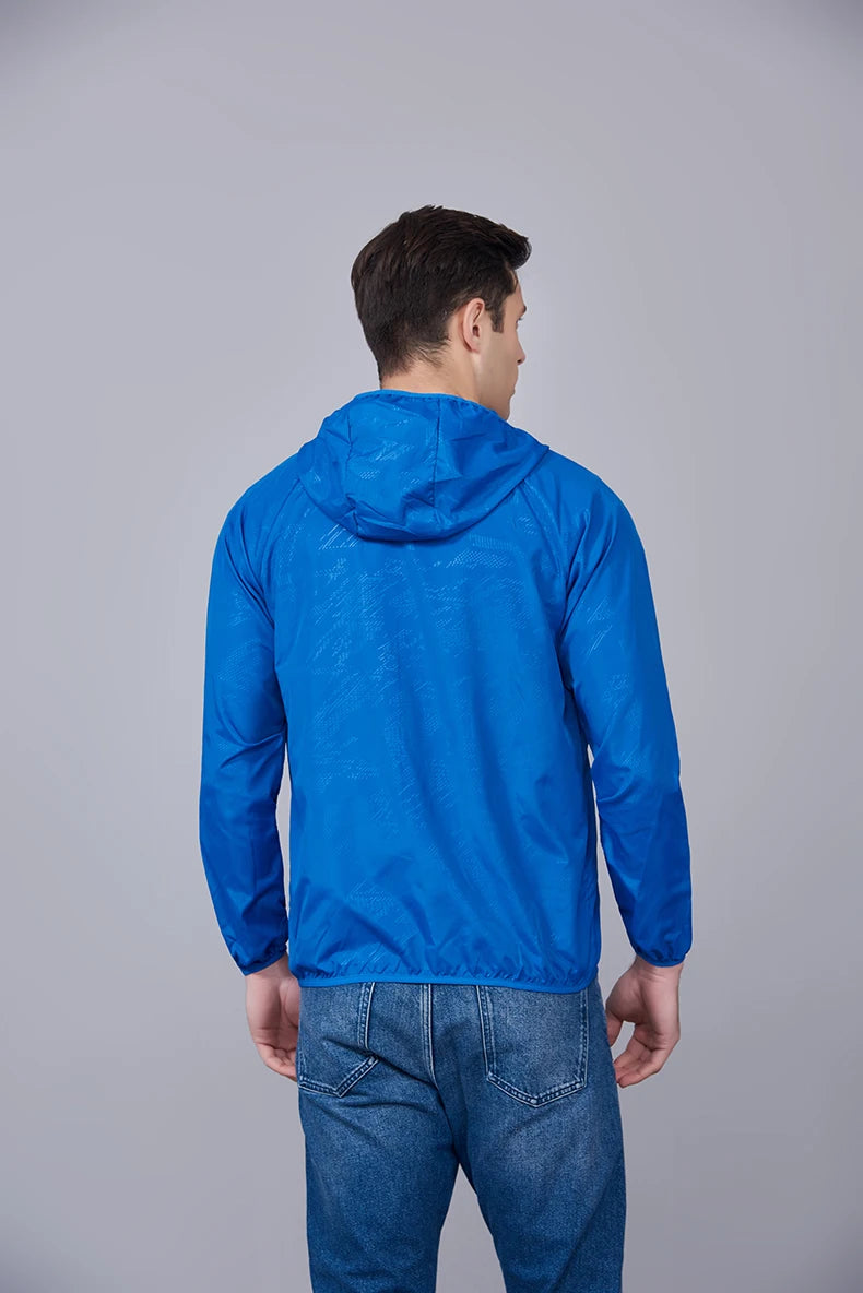 JNLN Unisex Hiking Jacket Men Women Waterproof Quick Dry Camping Windbreaker Outdoor Trekking Fishing Rain Coat Anti UV Clothes